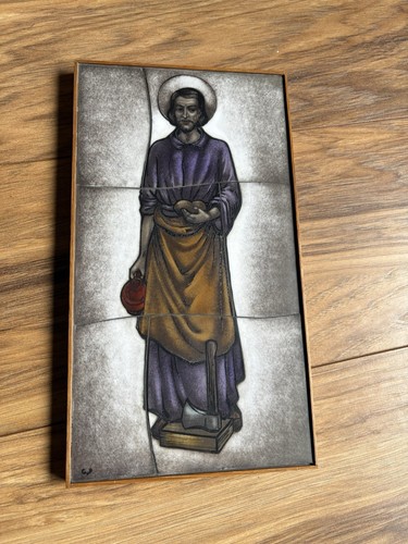 Vintage tile picture - vintage, van