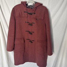 Gloverall Women's vintage Original English Duffle Coat Dusky Pink Size 12