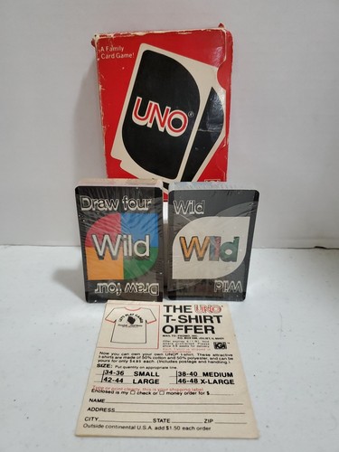 Vintage 1979 uno card - uno, game