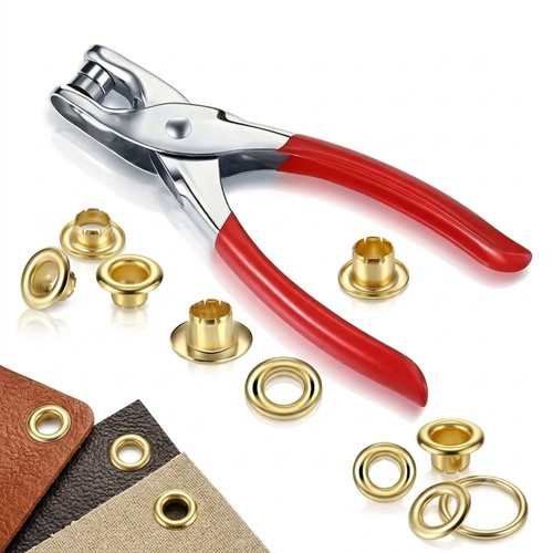 Steel eyelet pliers - steel, hole