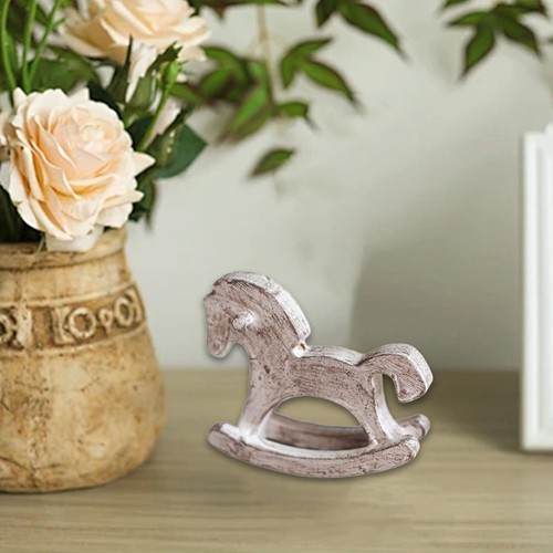 Wooden rocking horse - rocking,