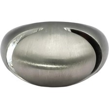 BVLGARI 18k White Gold Brushed