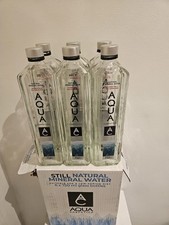 12x Empty Clear Bottles, Square,Screw Cap,750ml,Wine Making, Decorative,Lighting