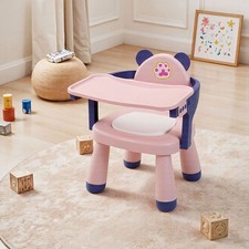 Baby Feeding Dining Chair Booster Seat Tray Kids Infant Toddler Portable Table