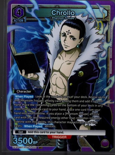 Chrollo union arena hunter - chrollo, x
