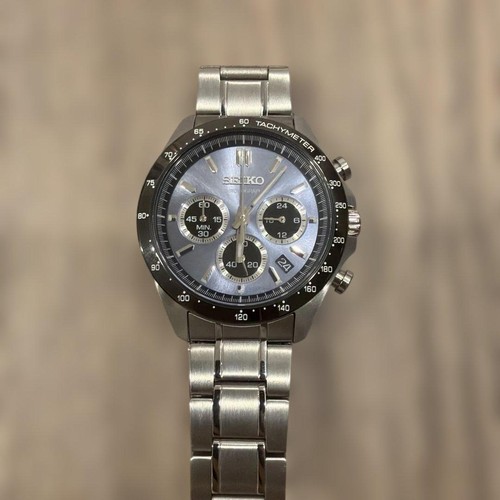 Seiko sbtr027 chronograph blue - seiko,