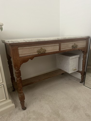 Marble top washstand side - marble,