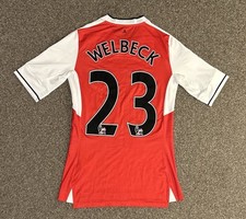 Arsenal FC 2016/17 Player Issue Home Shirt, Medium, WELBECK #23, VGC