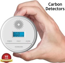 1X 10 Year Life LED Home Carbon Monoxide Detector / CO Alarm with Batteries Hot