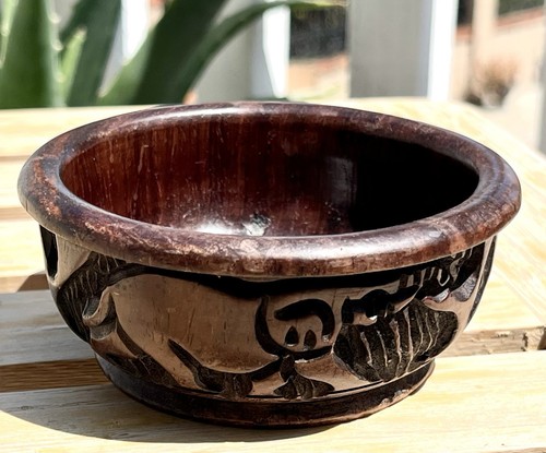 Ebony wood hand carved - ebony,
