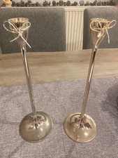 pair silver plated Love Knot