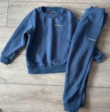 VGC BOYS McKenzie 2 Piece soft and warm Full Blue Tracksuit Age 6-7