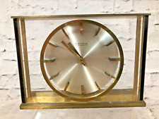 Vintage  German “Kienzle” Brass Desk/Mantel Automatic Clock NOT WORKING/PROJECT
