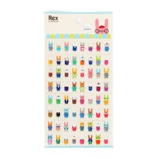 Rex London 3D puffy stickers - Bonny Bunny