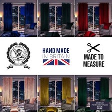 VELVET CURTAINS MADE TO