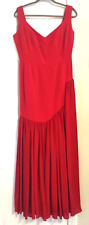 B Michael Couture Red Maxi