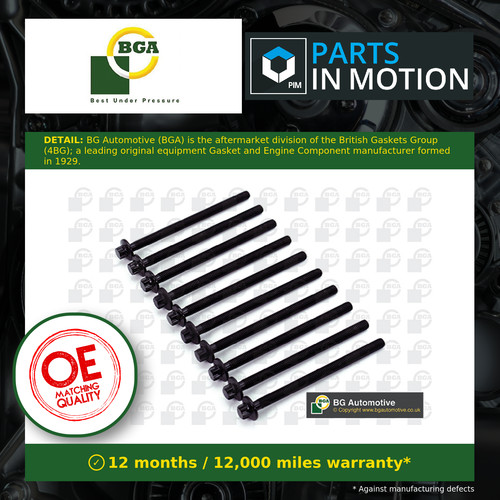 Cylinder head bolts fits opel - cylinder,