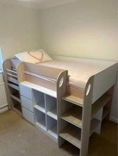 Saturn White Wooden Mid