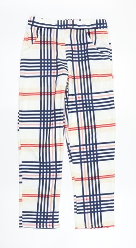 Preworn womens white plaid - womens,