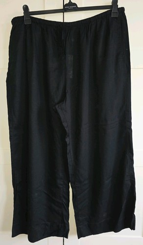Next black linen blend wide - black,