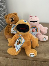 Rainbow Plush Zippy George Bungle Soft Toys 6.5/7’’ Golden Bear (a11)