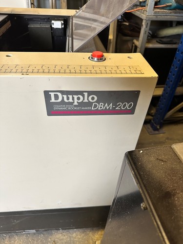 Duplo dbm 200 - booklet, maker