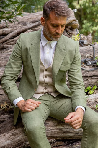 Casual green linen - casual,