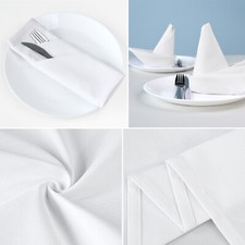 1-100 Large White Polyester