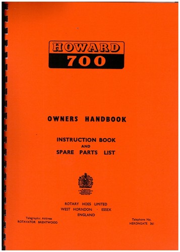Howard 700 garden rotavator - garden,
