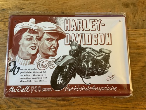 Tin sign plaque 20x30 harley - 20x30,