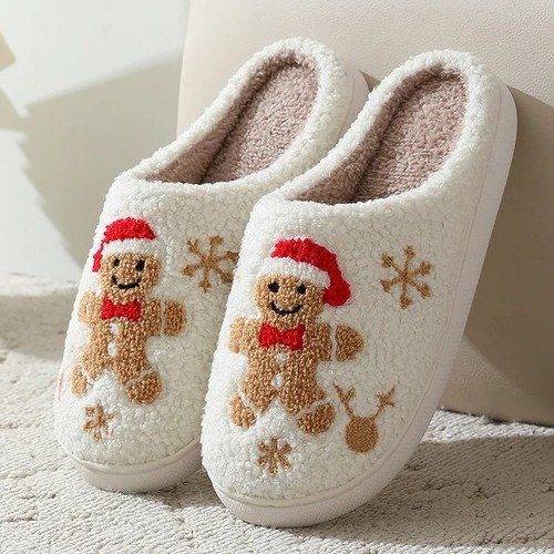 Christmas women slippers cute - christmas,