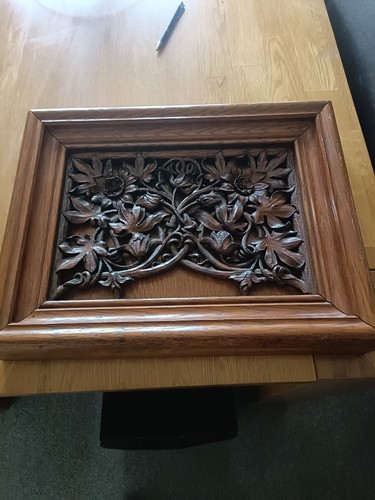 Carved oak wooden - carved,