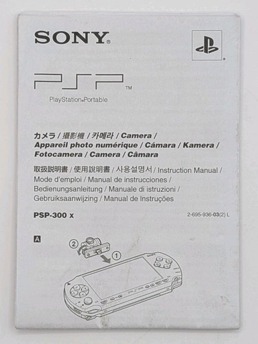 Sony psp 300 camera manual - psp-300,