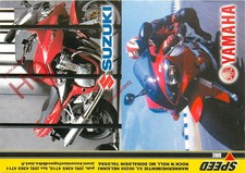 Picture Postcard, MOTORCYCLE, KUVASSA SUZUKI GSF600S BANDIT JA YAMAHA YZFR1