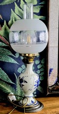 Victorian Hand Painted Lamp
