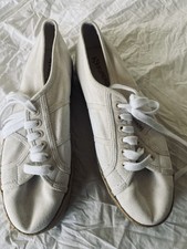 SUPERGA White Cotton Denim