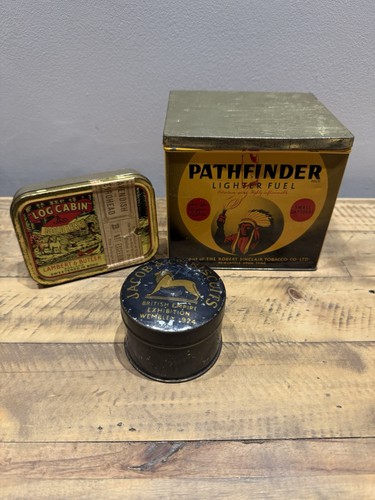 Joblot vintage metal tins - metal,