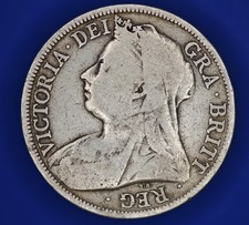 1897 Victoria Old head half