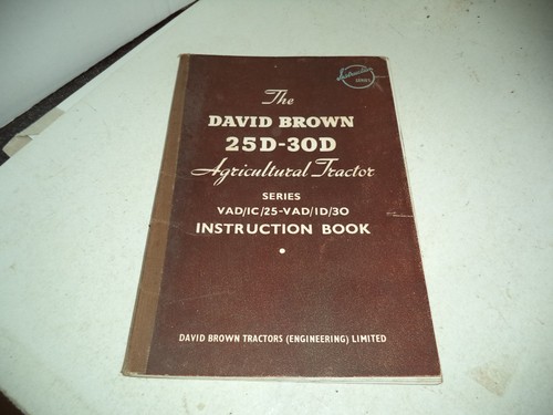 David brown 25d 30d tractor - david,