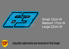 George Russell #63 F1 Helmet Sticker Vinyl - Scuderia GP