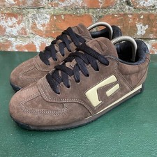  Globe Rhythm Skate Shoes UK 6 Vintage Brown Suede Skater Trainers Australia 