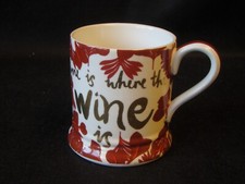 White Stuff Mug Home is Where the Wine Is