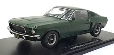 KK Scale 1/18 Scale KKDC181395 - 1968 Ford Mustang GT Fastback - Dark Green