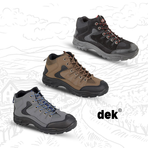 Mens dek wide walking boots - mens,