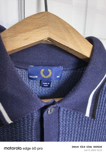 Fred perry knitted polo made - perry,
