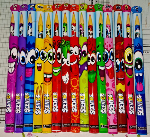 Scentos colouring pencils - 15,