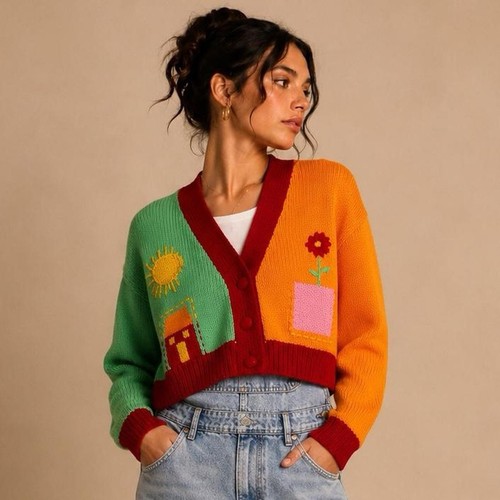 Zara storybook cardigan womens - zara,