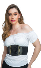 Vintage Corset Belt Black