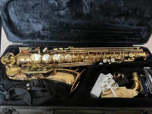 Roy benson blue alto saxophone - blue,