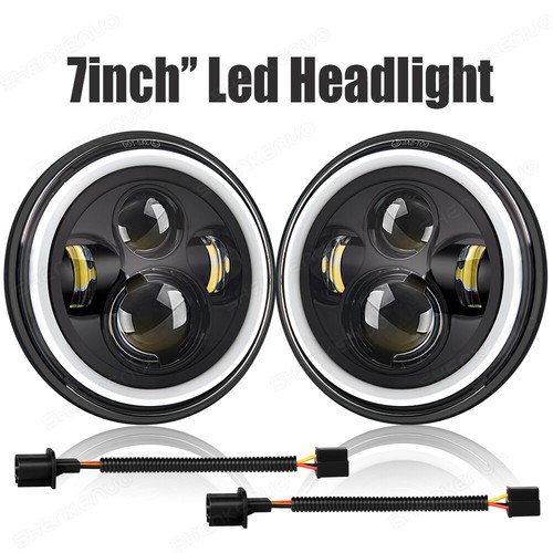 Pair led headlight halo - led,